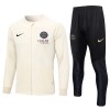 Paris Saint-Germain Cream Version Ensemble Vestes d'Entraînement 2023-24 Pour Homme